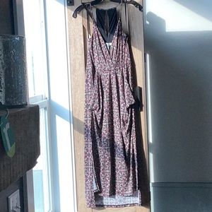 BCBG Generation Purple Midi Dress